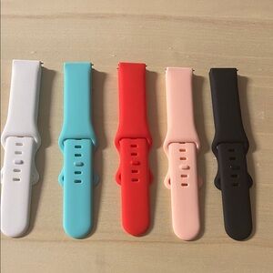 Set of 5 Colorful Watch Bands